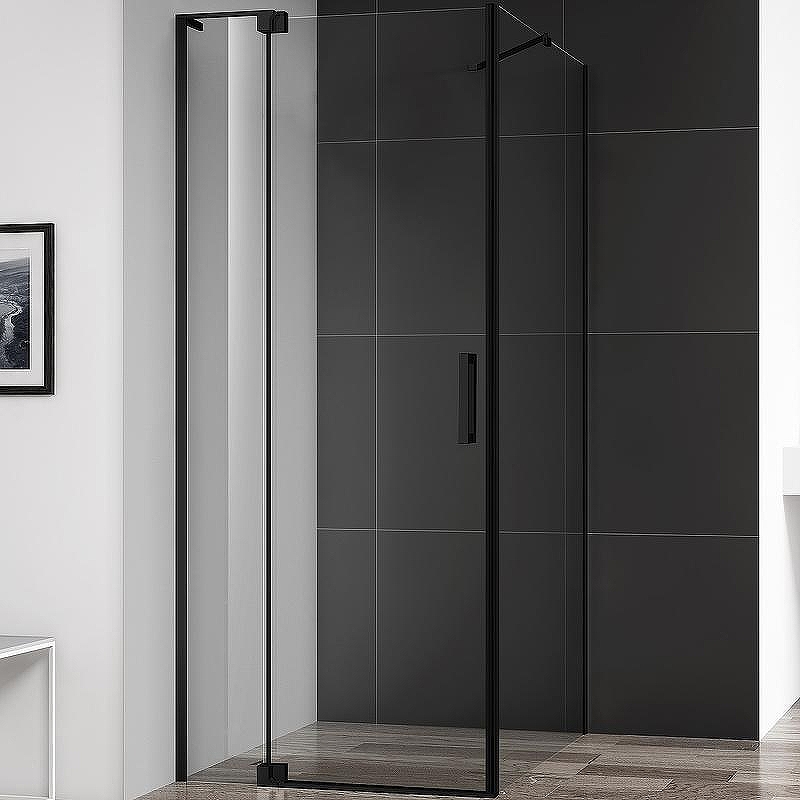 Душевой уголок Cezares Slider 100х80 SLIDER-AH-1-80-90/100-C-NERO профиль Черный матовый стекло прозрачное
