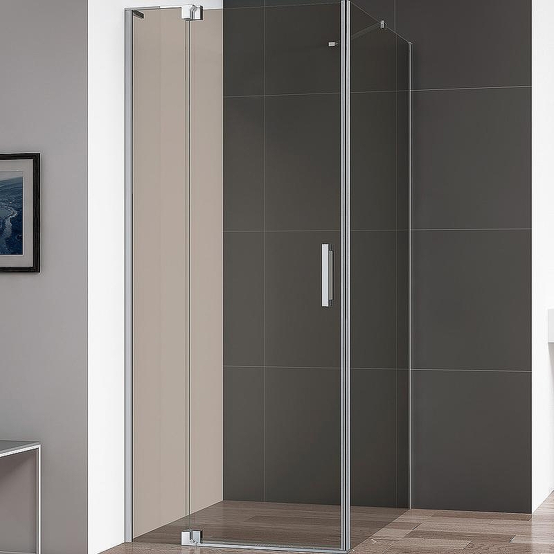 Душевой уголок Cezares Slider 100x100 SLIDER-AH-1-100-90/100-BR-Cr профиль Хром стекло бронзовое