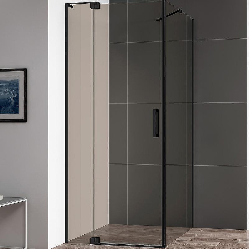 Душевой уголок Cezares Slider 110x90 SLIDER-AH-1-90-100/110-BR-NERO профиль Черный матовый стекло бронзовое