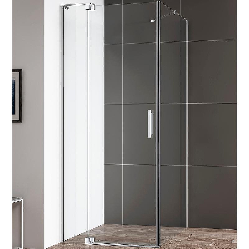 Душевой уголок Cezares Slider 90x90 SLIDER-AH-1-90-80/90-C-Cr профиль Хром стекло прозрачное