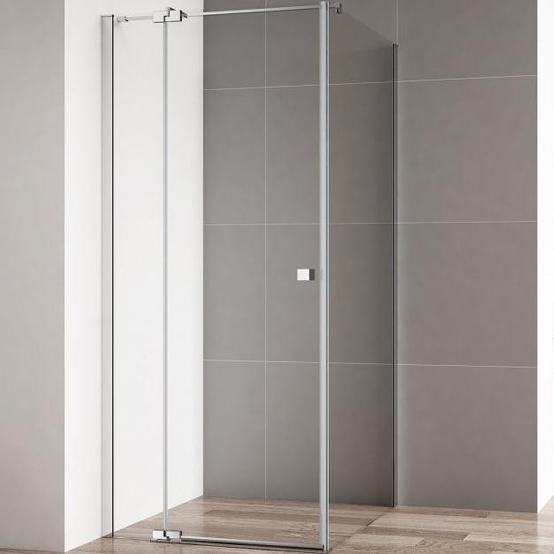 Душевой уголок Cezares Valvola АH-1 80x100 профиль Хром стекло прозрачное