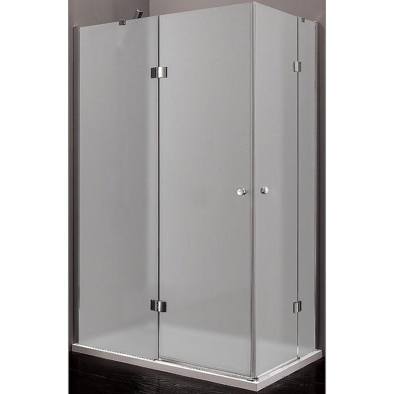 Душевой уголок Cezares Verona 120x100 L VERONA-W-AH-2-120/100-P-Cr-L профиль Хром стекло рифленое