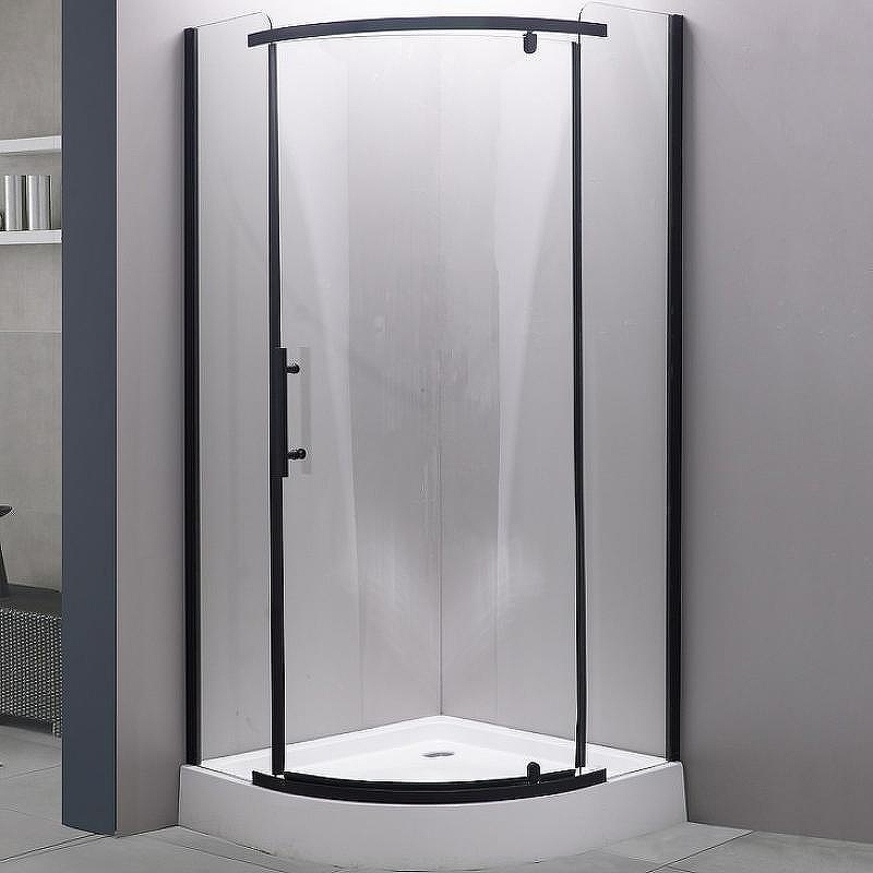 Душевой уголок Esbano ESD-7015B 90x90 ESUGD7015B профиль Черный матовый стекло прозрачное