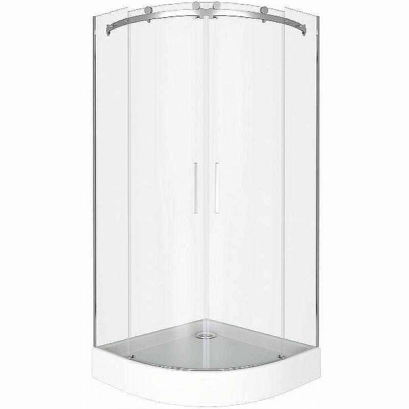 Душевой уголок Good Door Galaxy R-TD-90-C-CH 90х90 профиль Хром стекло прозрачное