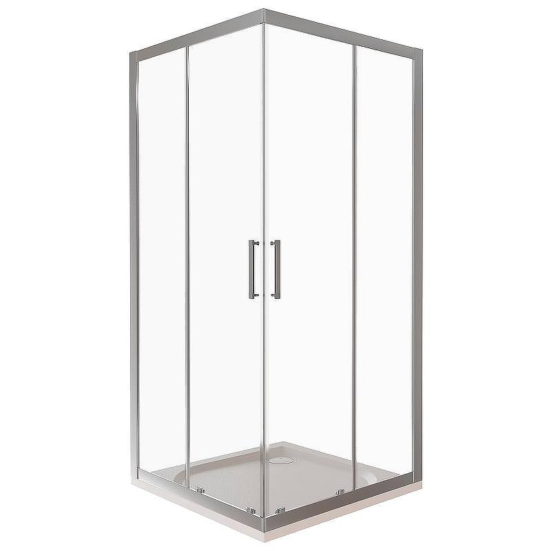 Душевой уголок Good Door Latte CR-80-C-WE 80x80 профиль Белый стекло прозрачное
