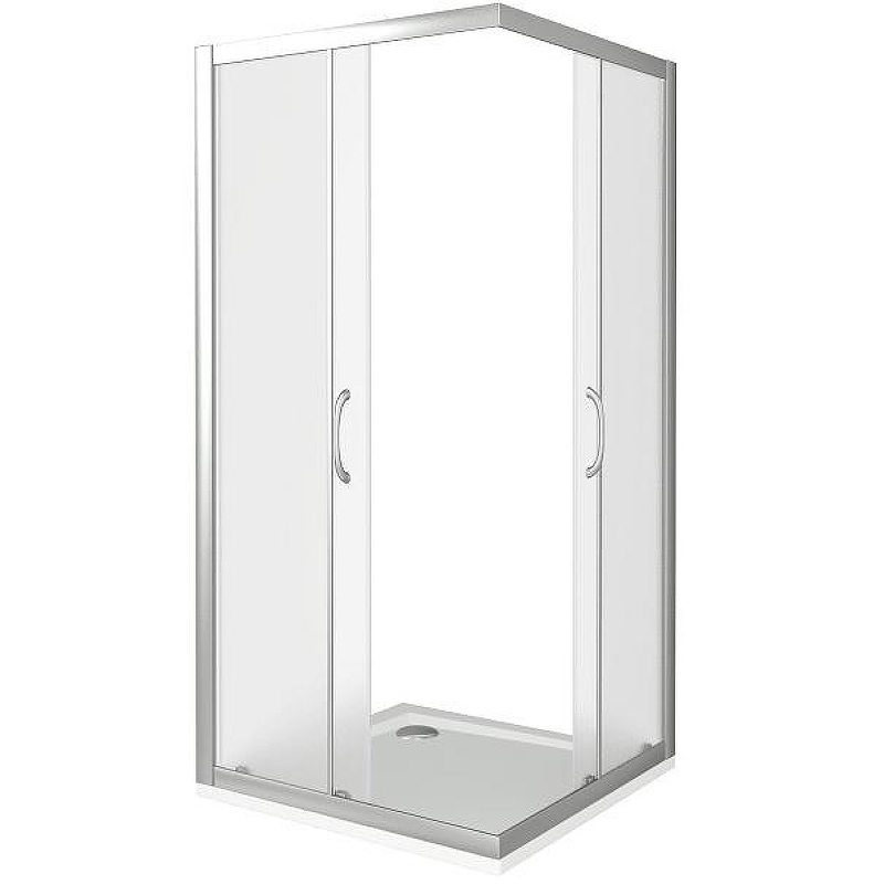 Душевой уголок Good Door Neo CR-80-C-CH 80х80 профиль Хром стекло прозрачное