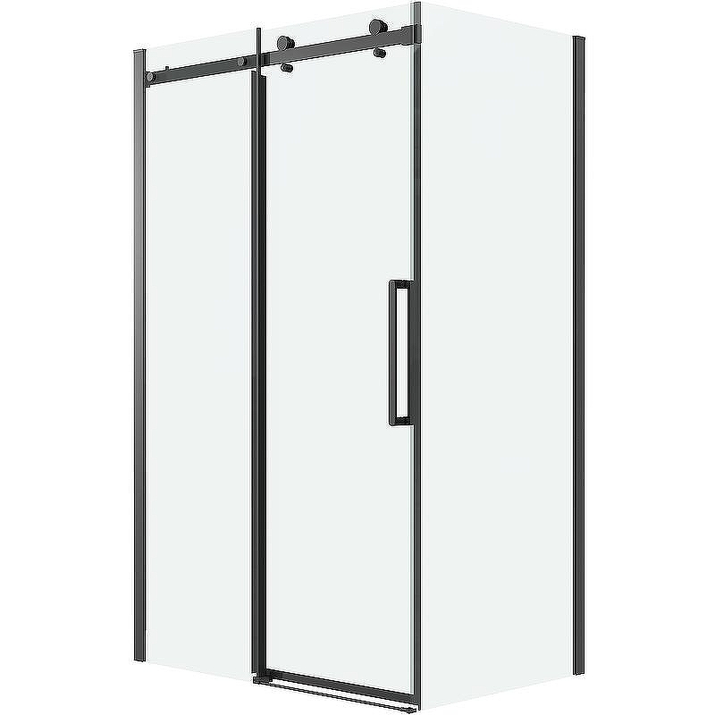 Душевой уголок Grossman Classic 100х70 120.K33.04.1070.21.00 профиль Черный матовый стекло прозрачное