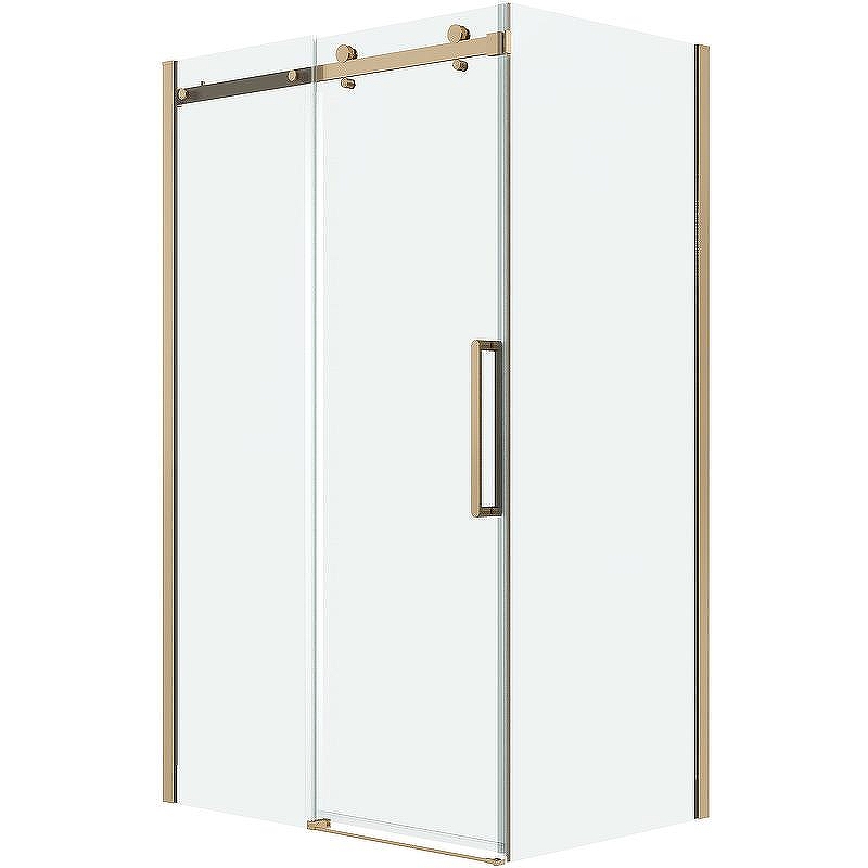 Душевой уголок Grossman Classic 110х90 120.K33.04.1190.32.00 профиль Золото сатин стекло прозрачное