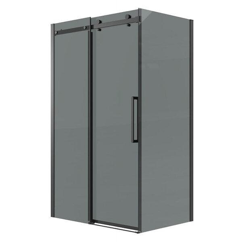 Душевой уголок Grossman Classic 160x100 120.K33.04.1610.21.10 профиль Черный матовый стекло тонированное