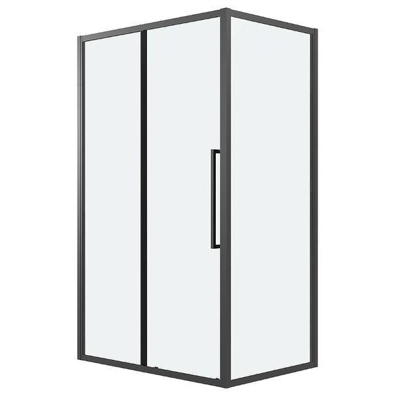 Душевой уголок Grossman Cosmo 140x100 120.K33.02.1410.21.00 профиль Черный матовый стекло прозрачное