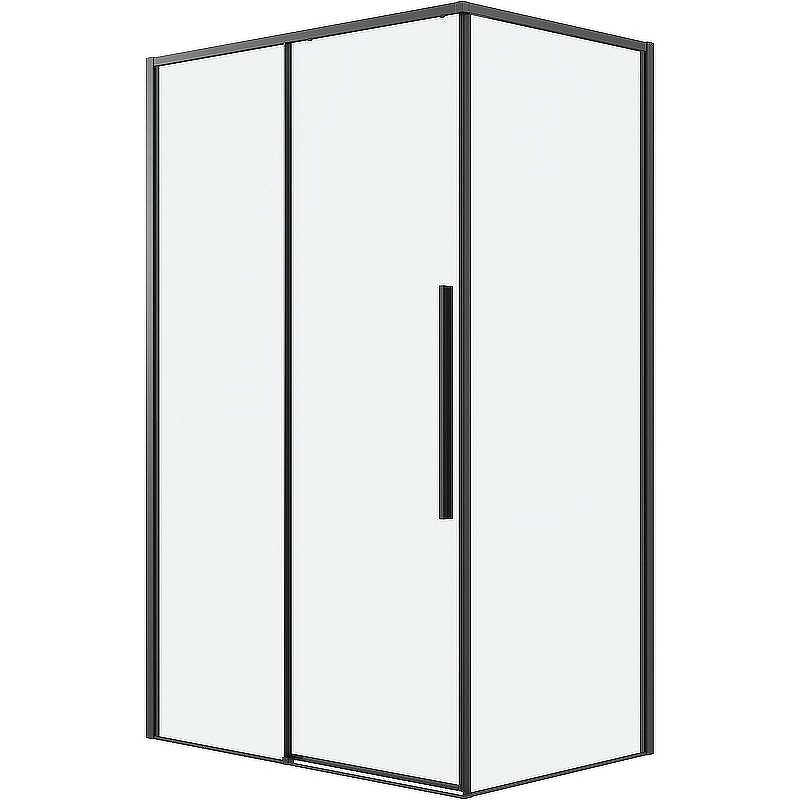 Душевой уголок Grossman Galaxy 110х90 120.K33.01.1190.21.00 профиль Черный матовый стекло прозрачное