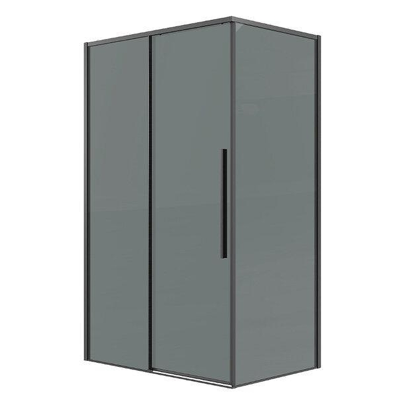 Душевой уголок Grossman Galaxy 110x100 120.K33.01.1110.42.10 профиль Графит сатин стекло тонированное