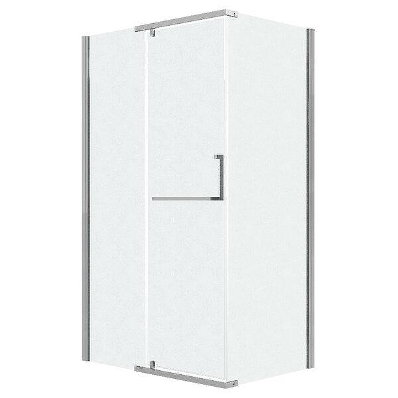 Душевой уголок Grossman Pragma 100x100 L 120.K33.03.1010.10.02 профиль Хром стекло шиншилла