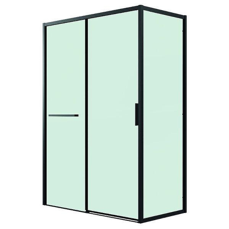 Душевой уголок Grossman Style 100x100 120.K33.05.1010.21.00 профиль Черный матовый стекло прозрачное