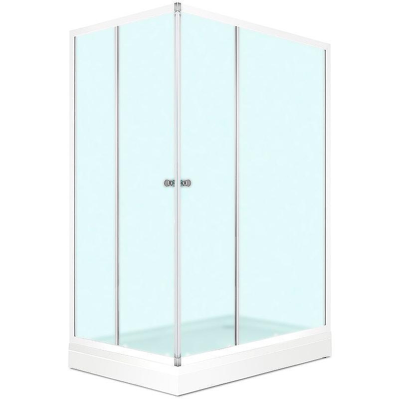 Душевой уголок Melodia della vita Cube 120x80 MCNCB12080MWt профиль Белый стекло матовое