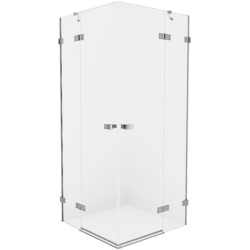 Душевой уголок New Trendy Avexa Chrome 80х80 EXK-1515 профиль Хром стекло прозрачное