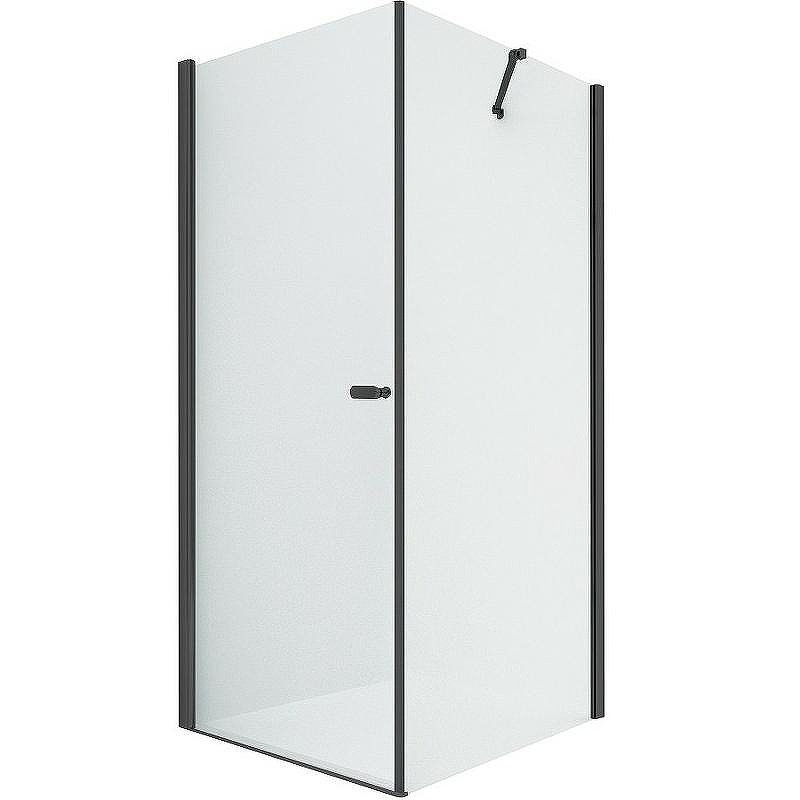 Душевой уголок New Trendy New Soleo Black 70х100 D-0229A/D-0116B профиль Черный стекло прозрачное