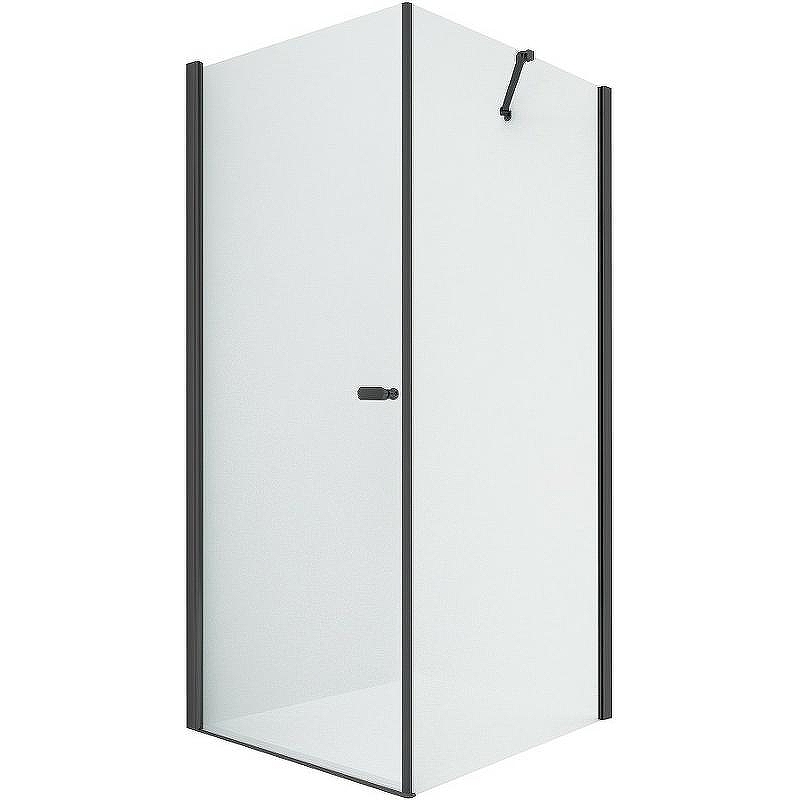 Душевой уголок New Trendy New Soleo Black 90х110 D-0231A/D-0148B профиль Черный стекло прозрачное
