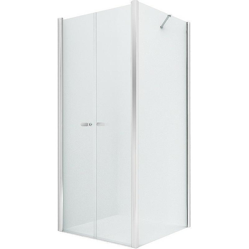 Душевой уголок New Trendy New Soleo Chrome 100х100 D-0146A/D-0093B профиль Хром стекло прозрачное