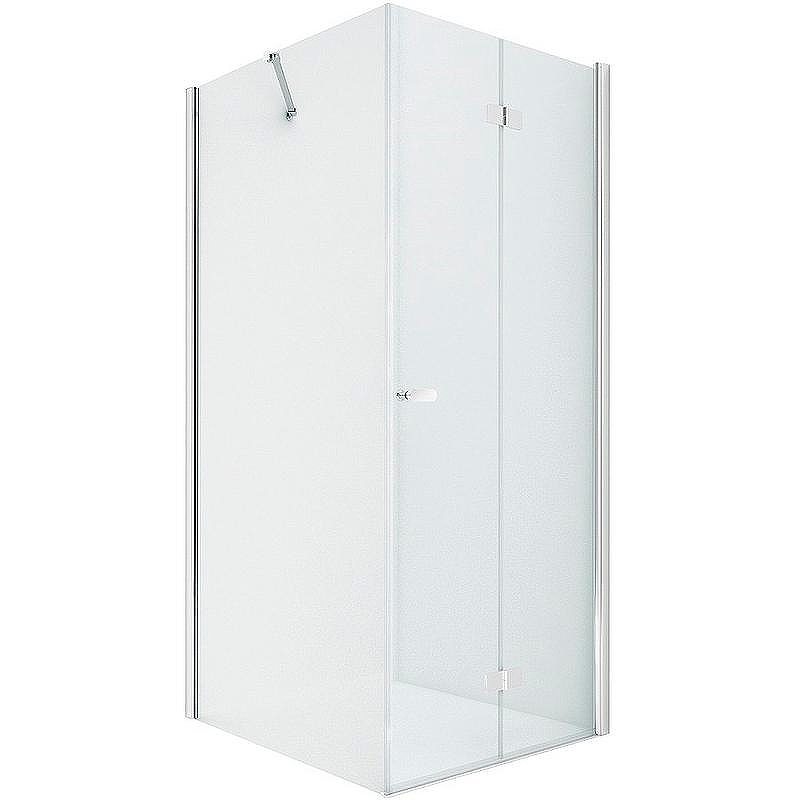 Душевой уголок New Trendy New Soleo Chrome 100х100 R D-0154A/D-0089B профиль Хром стекло прозрачное