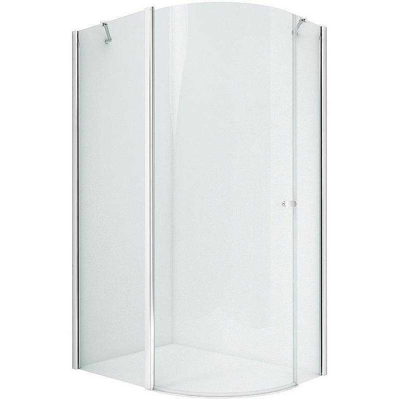 Душевой уголок New Trendy New Soleo Chrome 100х80 K-0421 профиль Хром стекло прозрачное