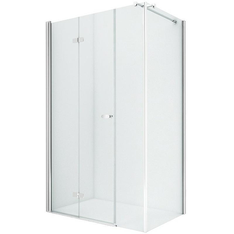 Душевой уголок New Trendy New Soleo Chrome 110x80 L K-0382 профиль Хром стекло прозрачное
