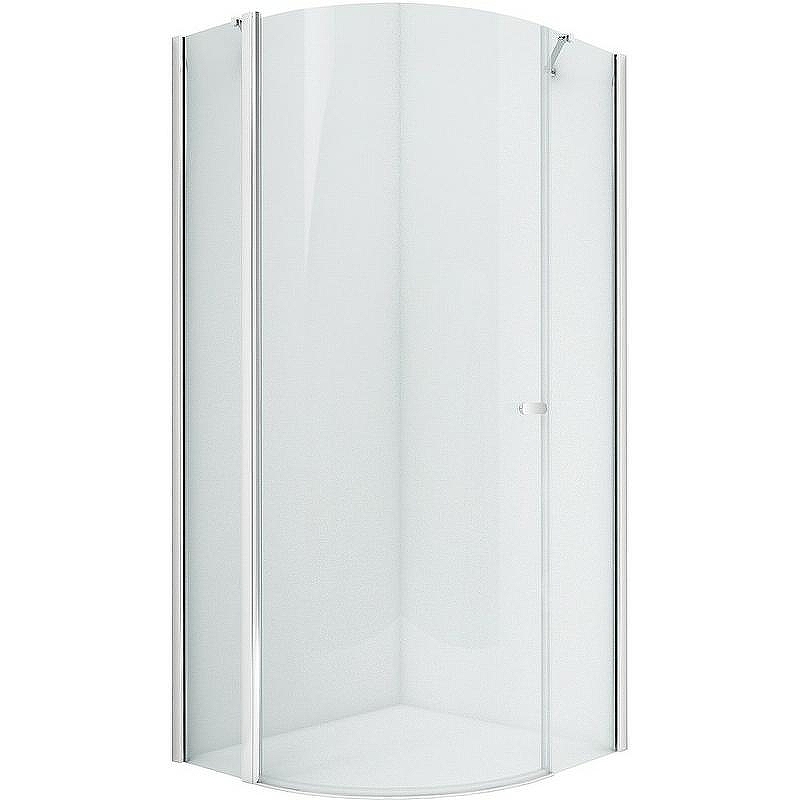 Душевой уголок New Trendy New Soleo Chrome 80х80 K-0415 профиль Хром стекло прозрачное