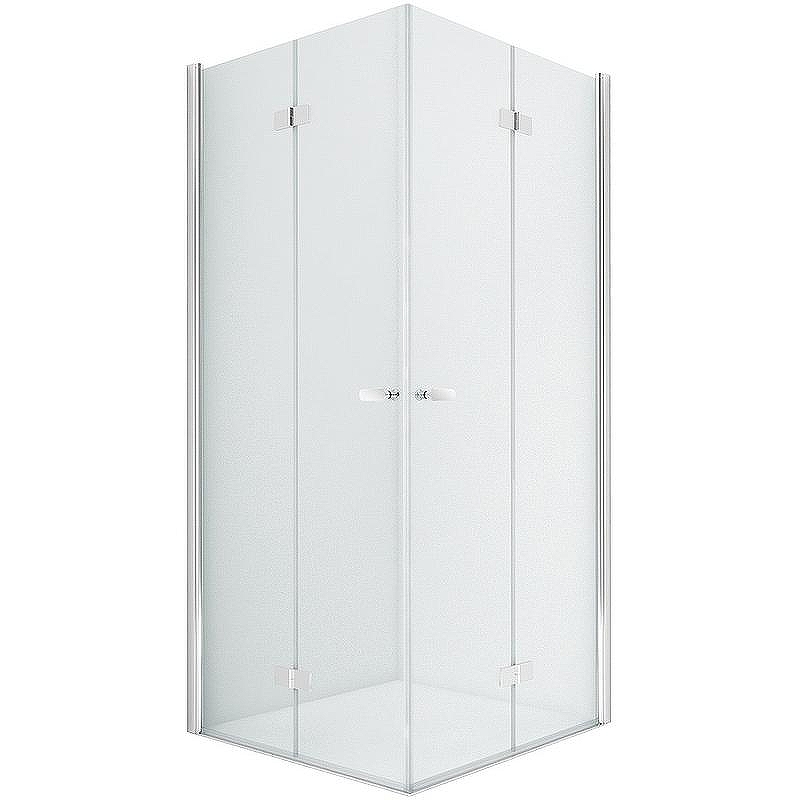 Душевой уголок New Trendy New Soleo Chrome 80х90 D-0148A/D-0153A профиль Хром стекло прозрачное