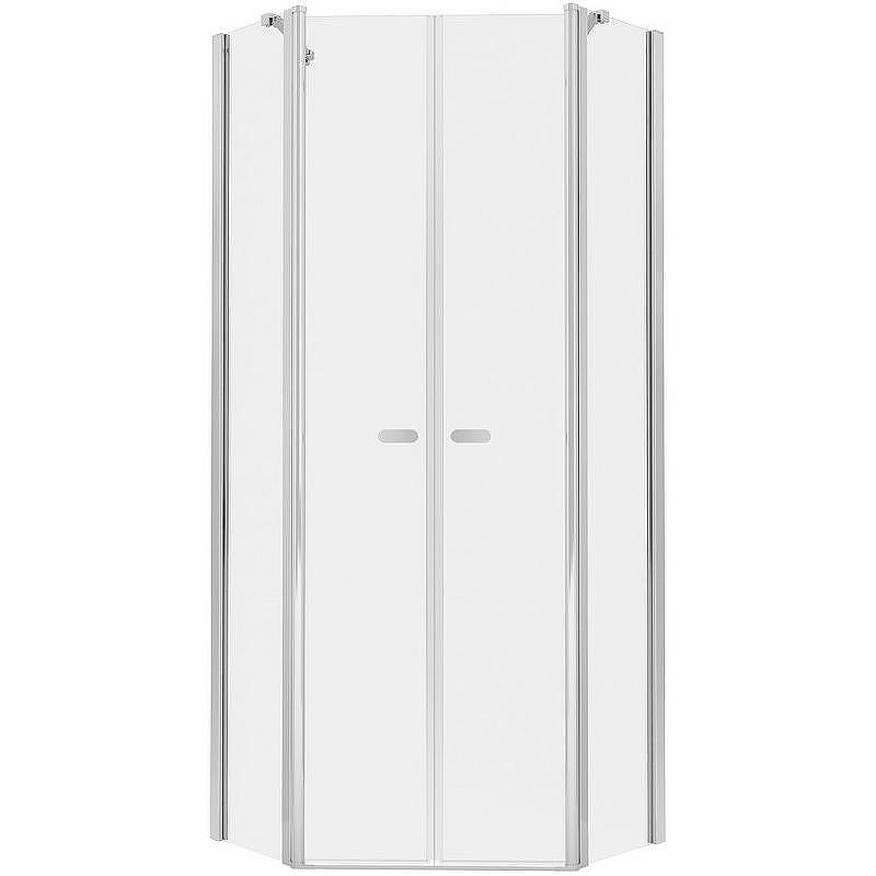 Душевой уголок New Trendy New Soleo Chrome 90х90 K-0610 профиль Хром стекло прозрачное