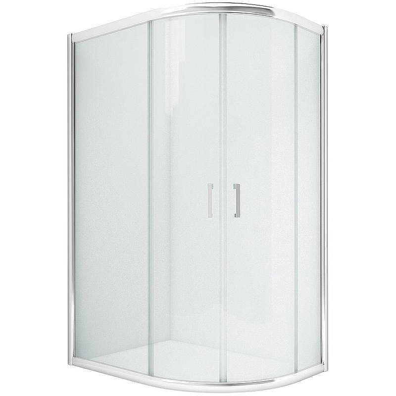 Душевой уголок New Trendy New Varia Chrome 120х85 K-0509 профиль Хром стекло прозрачное