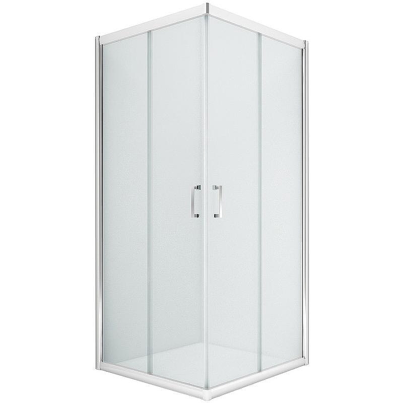 Душевой уголок New Trendy New Varia Chrome 80х90 K-0475 профиль Хром стекло прозрачное