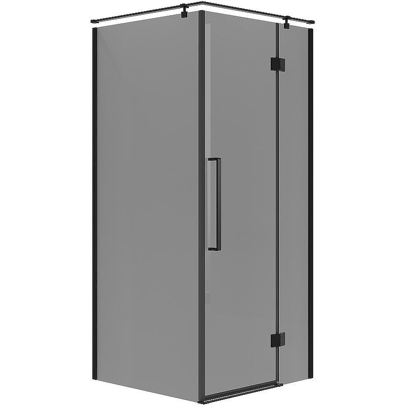 Душевой уголок Niagara Nova 100х100 NG-2832-34BLACK профиль Черный матовый стекло тонированное