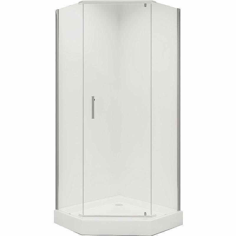 Душевой уголок Niagara Nova 100х100 NG-6634-08 профиль Хром стекло прозрачное