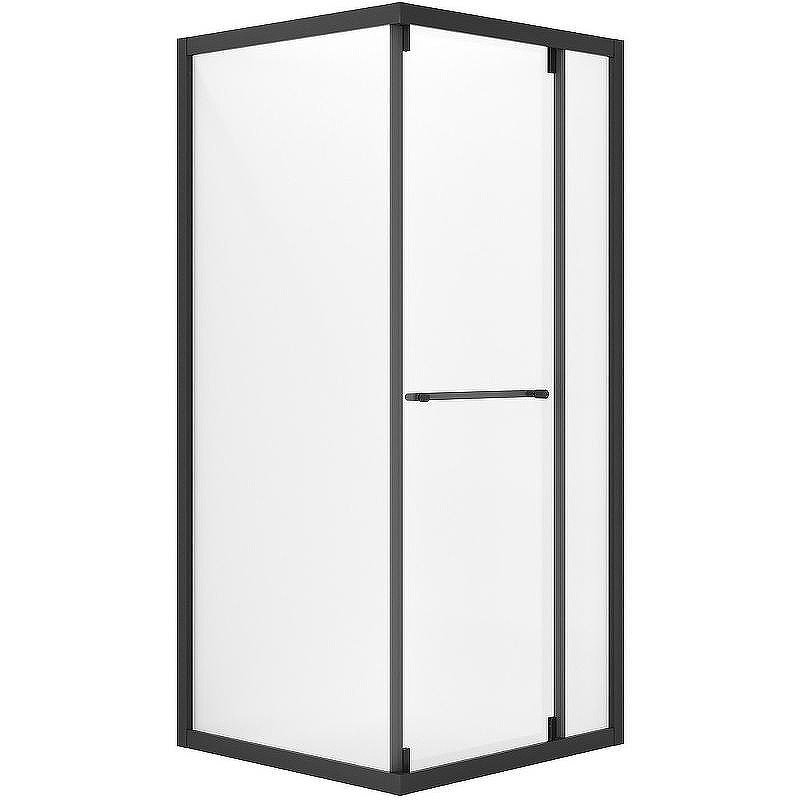 Душевой уголок Niagara Nova 100х100 NG-6835-34BLACK профиль Черный матовый стекло прозрачное