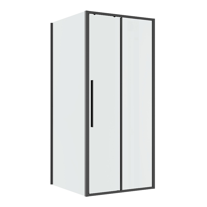 Душевой уголок Niagara Nova 100х90 NG-34-10AGR-A90GR-34 профиль Графит матовый стекло прозрачное