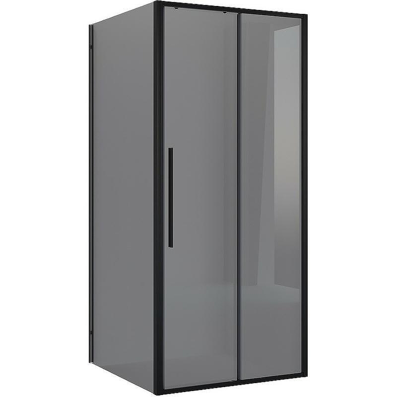 Душевой уголок Niagara Nova 100х90 NG-85-10TB-TB90-34 профиль Черный матовый стекло тонированное