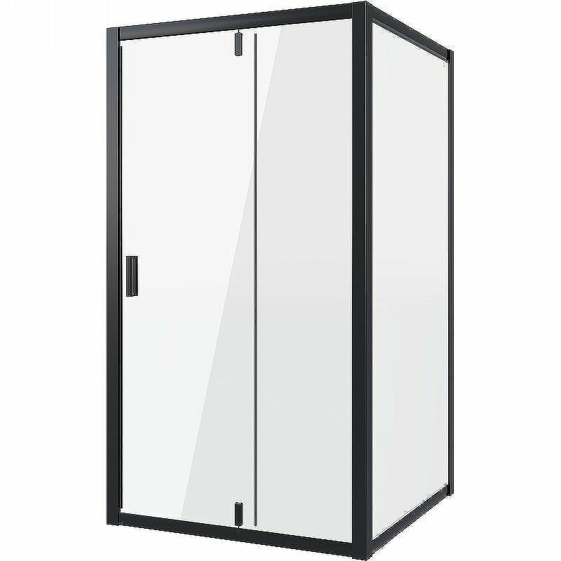 Душевой уголок Niagara Nova 110х100 NG-83-11AB-A100B профиль Черный стекло прозрачное