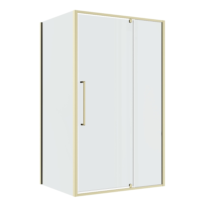 Душевой уголок Niagara Nova 110х90 NG-45-11ASG-A90SG-34 профиль Золото брашированное стекло прозрачное