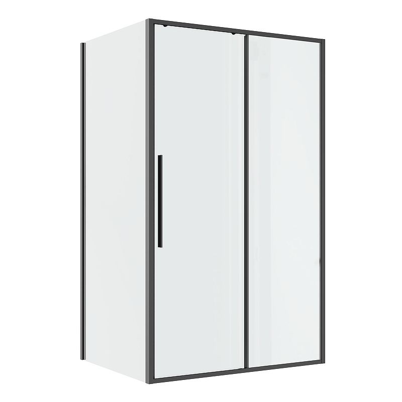 Душевой уголок Niagara Nova 120х100 NG-34-12AGR-A100GR-34 профиль Графит матовый стекло прозрачное
