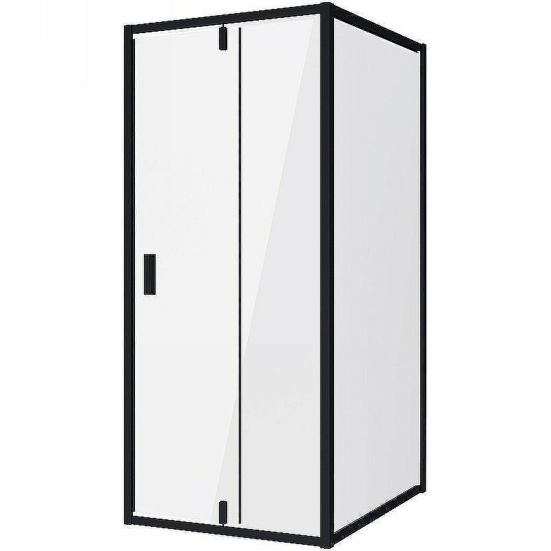 Душевой уголок Niagara Nova 80х100 NG-83-8AB-A100B профиль Черный стекло прозрачное