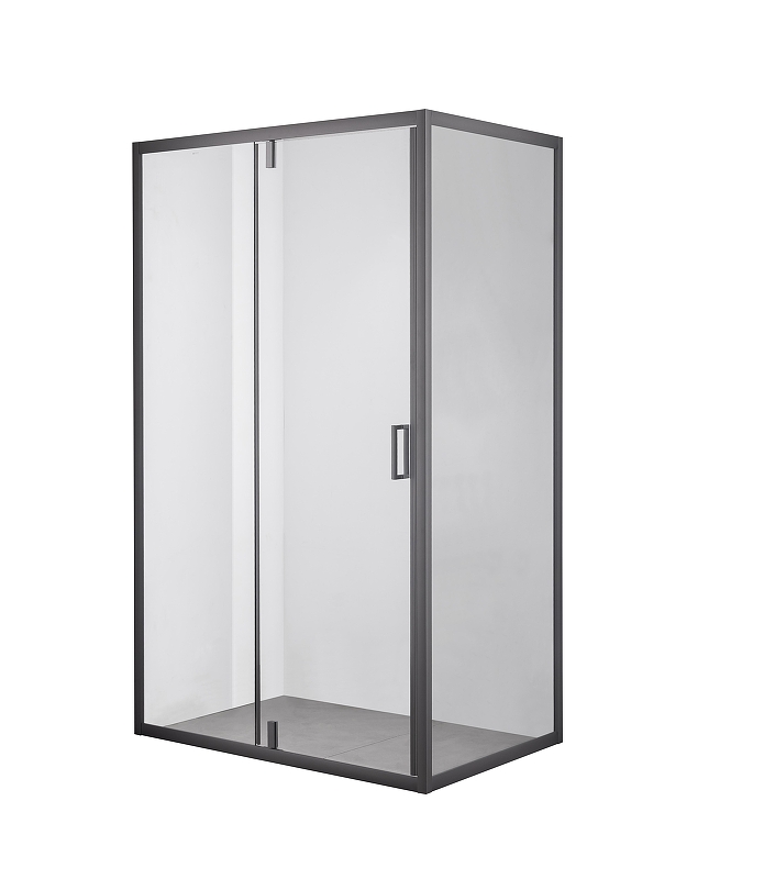 Душевой уголок Olive's Duero 120х80 DR-128CR-SW-GB профиль Черный матовый стекло прозрачное
