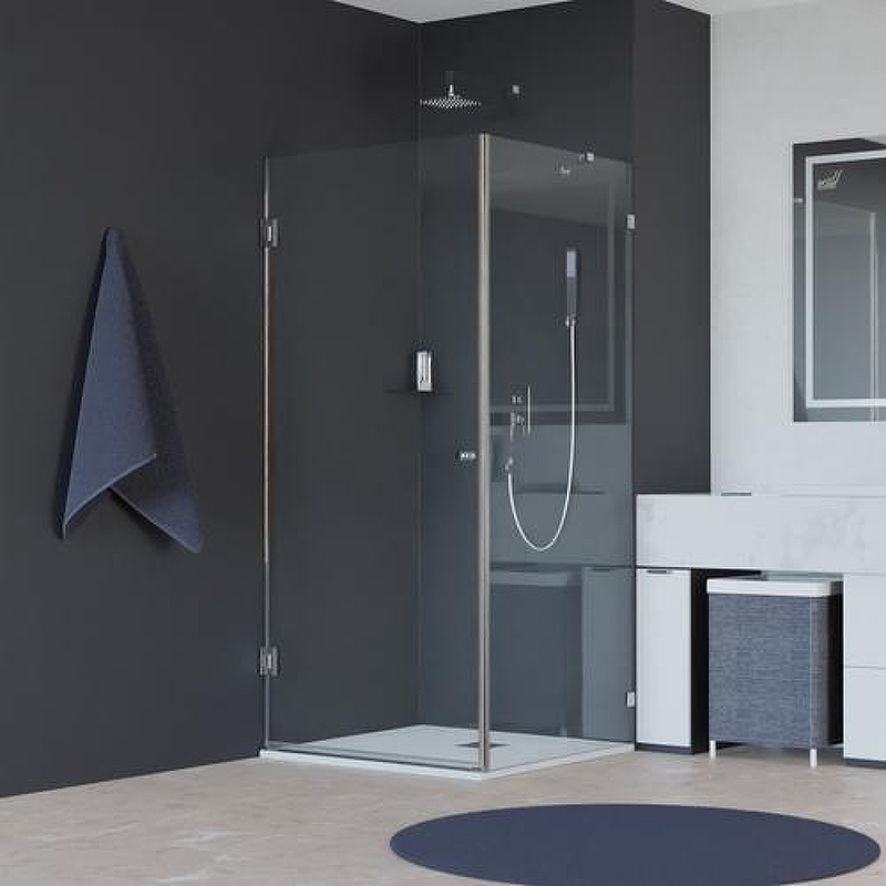 Душевой уголок RGW Hotel 80x80 35063488-11, 16180188-11 профиль цвет Хром стекло прозрачное