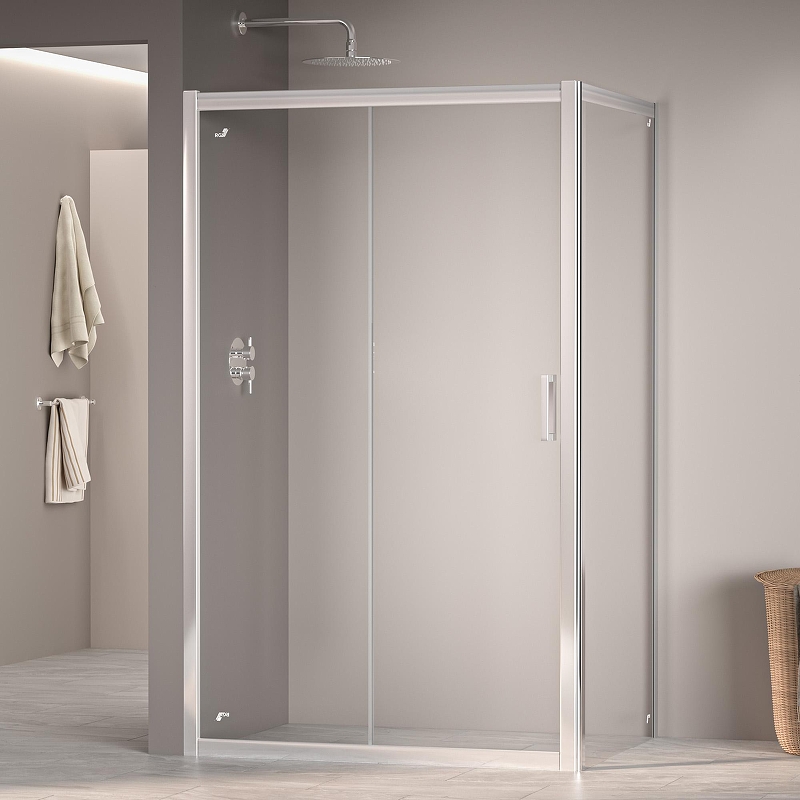 Душевой уголок RGW Passage 100x90 350804509-11 профиль цвет Хром стекло прозрачное