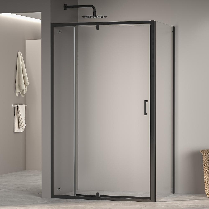 Душевой уголок RGW Passage 90x120 350807892-14 профиль цвет Черный стекло прозрачное