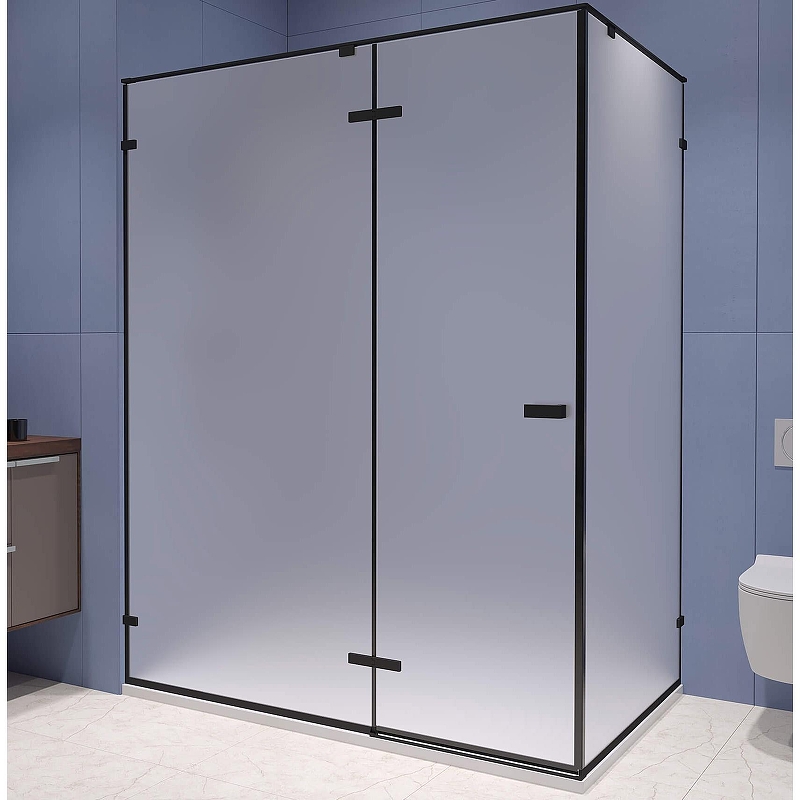 Душевой уголок RGW Stilvoll SV-040B 120х80 353204028-24 профиль Черный стекло матовое-сатинат
