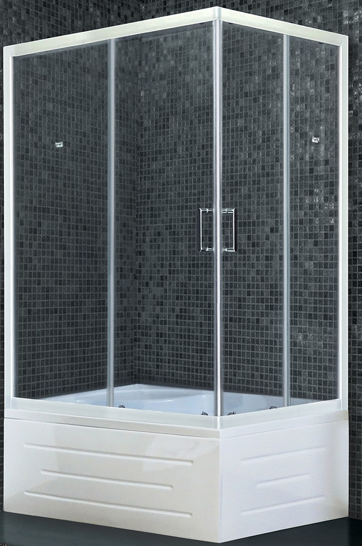 Душевой уголок Royal Bath RB 8100BP-T-L (прозрачное) левый