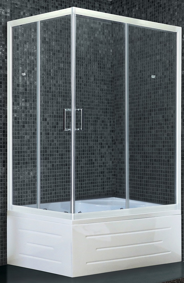 Душевой уголок Royal Bath RB 8100BP-T-R (прозрачное) правый