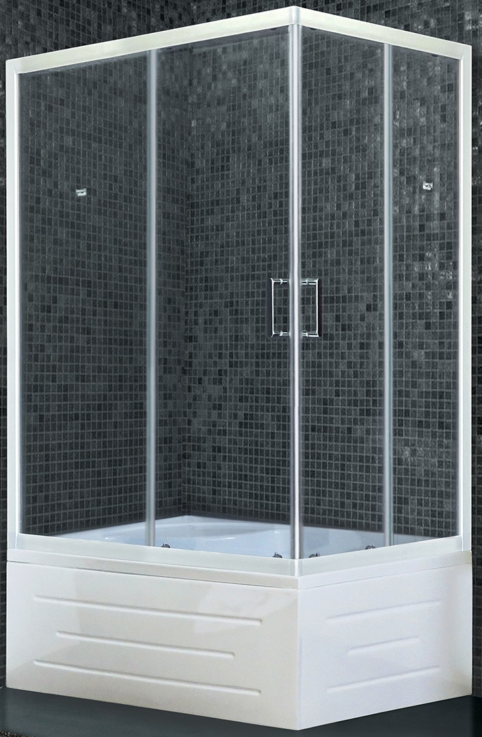 Душевой уголок Royal Bath RB 8120BP-T-L (прозрачное) левый