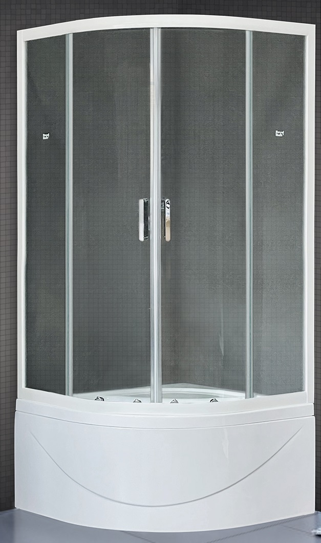 Душевой уголок Royal Bath RB 90BK-T прозрачное