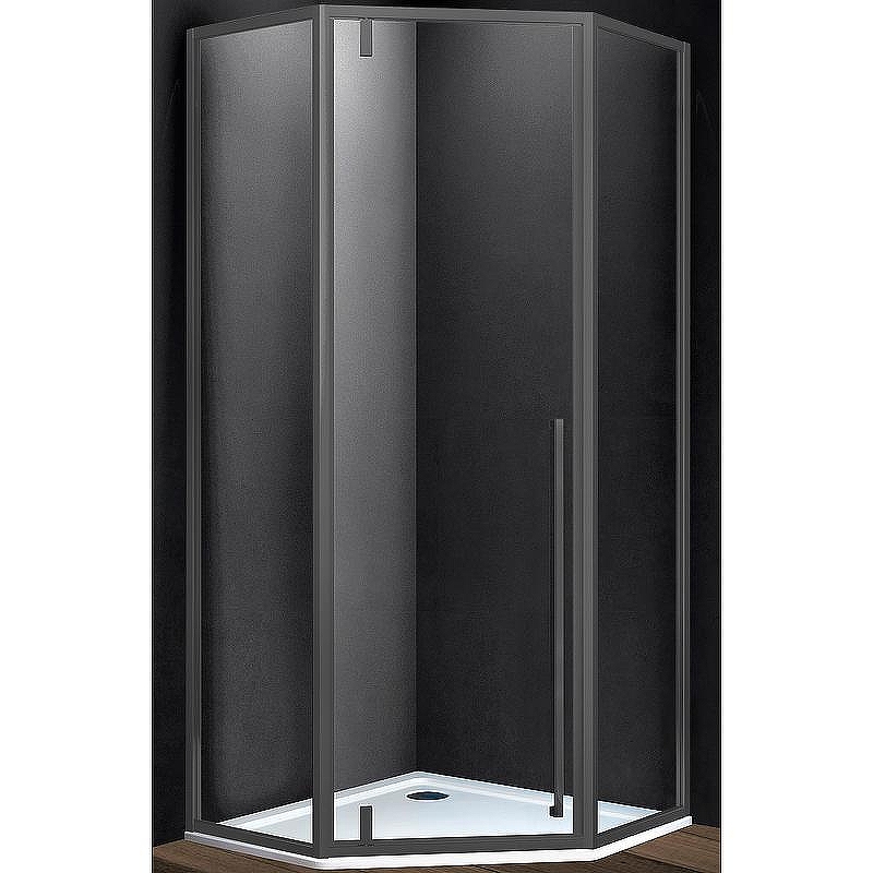 Душевой уголок Vincea Alpha 90x90 VSR-3ALP9090MT профиль Хром стекло текстурное